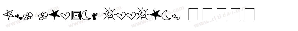 MTF Flower Doodles字体转换